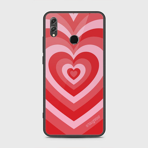 Huawei Honor 8X Cover - O'Nation Heartbeat Series - HQ Ultra Shine Premium Infinity Glass Soft Silicon Borders Case