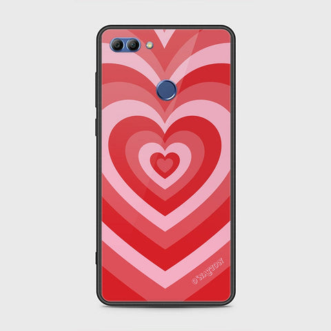 Huawei Y9 2018 Cover - O'Nation Heartbeat Series - HQ Ultra Shine Premium Infinity Glass Soft Silicon Borders Case