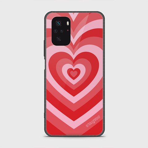 Xiaomi Redmi Note 10 4G Cover - O'Nation Heartbeat Series - HQ Ultra Shine Premium Infinity Glass Soft Silicon Borders Case