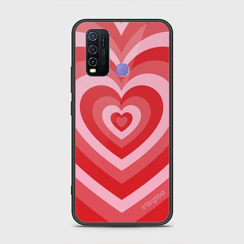 Vivo Y30 Cover - O'Nation Heartbeat Series - HQ Ultra Shine Premium Infinity Glass Soft Silicon Borders Case