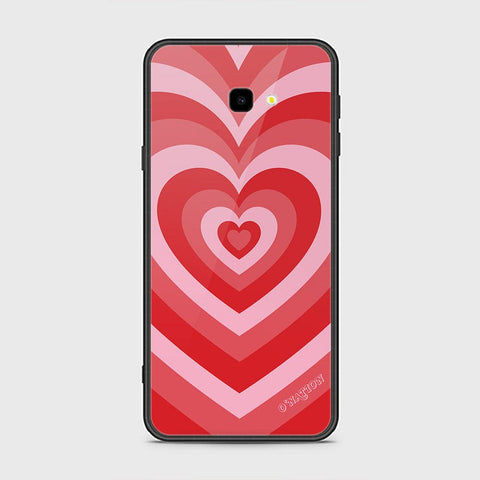 Samsung Galaxy J4 Plus Cover - O'Nation Heartbeat Series - HQ Ultra Shine Premium Infinity Glass Soft Silicon Borders Case