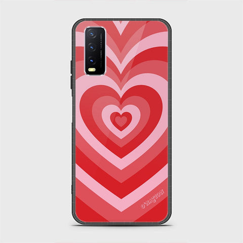 Vivo Y20s Cover - O'Nation Heartbeat Series - HQ Ultra Shine Premium Infinity Glass Soft Silicon Borders Case