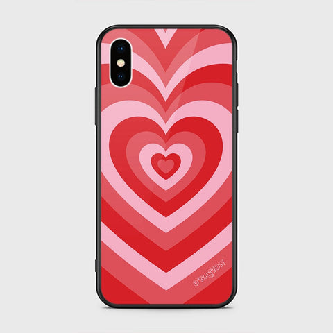 iPhone XS / X Cover - O'Nation Heartbeat Series - HQ Ultra Shine Premium Infinity Glass Soft Silicon Borders Case