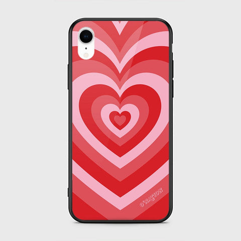 iPhone XR Cover - O'Nation Heartbeat Series - HQ Ultra Shine Premium Infinity Glass Soft Silicon Borders Case