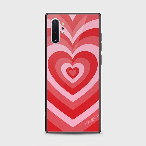 Samsung Galaxy Note 10 Plus Cover - O'Nation Heartbeat Series - HQ Ultra Shine Premium Infinity Glass Soft Silicon Borders Case