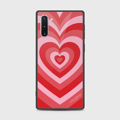 Samsung Galaxy Note 10 Cover - O'Nation Heartbeat Series - HQ Ultra Shine Premium Infinity Glass Soft Silicon Borders Case