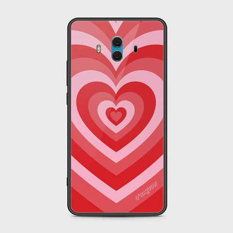 Huawei Mate 10 Cover - O'Nation Heartbeat Series - HQ Ultra Shine Premium Infinity Glass Soft Silicon Borders Case