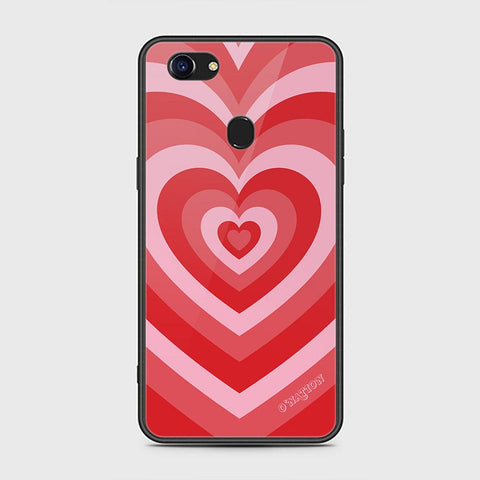 Oppo F5 Cover - O'Nation Heartbeat Series - HQ Ultra Shine Premium Infinity Glass Soft Silicon Borders Case