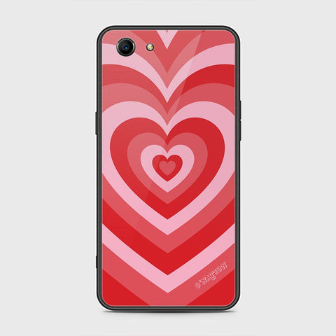 Oppo A1 Cover - O'Nation Heartbeat Series - HQ Ultra Shine Premium Infinity Glass Soft Silicon Borders Case