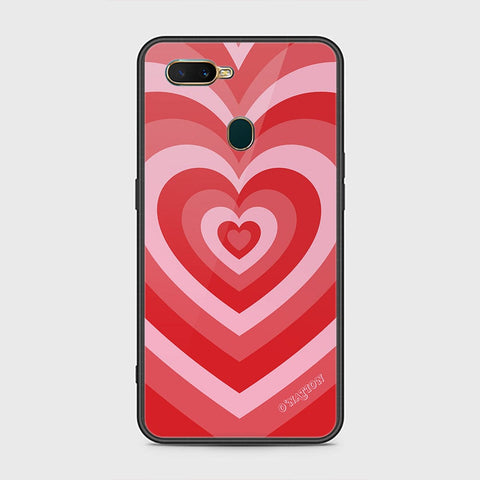 Oppo A12s Cover - O'Nation Heartbeat Series - HQ Ultra Shine Premium Infinity Glass Soft Silicon Borders Case