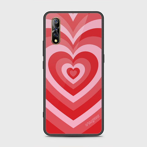 Vivo S1 Cover - O'Nation Heartbeat Series - HQ Ultra Shine Premium Infinity Glass Soft Silicon Borders Case