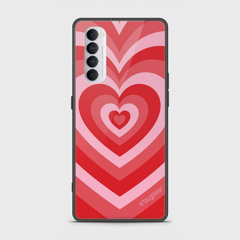 Oppo Reno 4 Pro Cover - O'Nation Heartbeat Series - HQ Ultra Shine Premium Infinity Glass Soft Silicon Borders Case