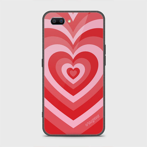 Realme C1 Cover - O'Nation Heartbeat Series - HQ Ultra Shine Premium Infinity Glass Soft Silicon Borders Case