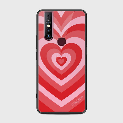 Vivo V15 Cover - O'Nation Heartbeat Series - HQ Ultra Shine Premium Infinity Glass Soft Silicon Borders Case