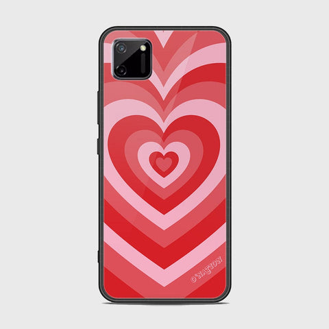 Realme C11 Cover - O'Nation Heartbeat Series - HQ Ultra Shine Premium Infinity Glass Soft Silicon Borders Case