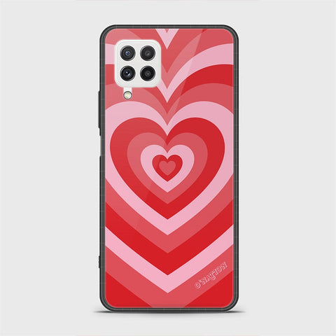 Samsung Galaxy M22 Cover - O'Nation Heartbeat Series - HQ Ultra Shine Premium Infinity Glass Soft Silicon Borders Case