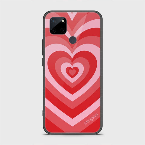 Realme C25Y Cover - O'Nation Heartbeat Series - HQ Ultra Shine Premium Infinity Glass Soft Silicon Borders Case