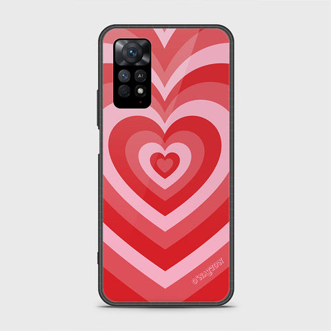 Xiaomi Redmi Note 11S Cover - O'Nation Heartbeat Series - HQ Ultra Shine Premium Infinity Glass Soft Silicon Borders Case