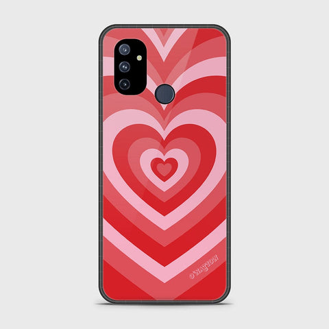 OnePlus Nord N100 Cover - O'Nation Heartbeat Series - HQ Ultra Shine Premium Infinity Glass Soft Silicon Borders Case