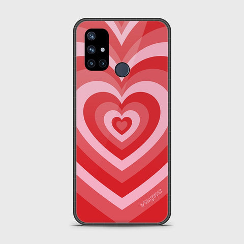 OnePlus Nord N10 5G Cover - O'Nation Heartbeat Series - HQ Ultra Shine Premium Infinity Glass Soft Silicon Borders Case