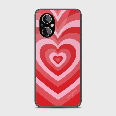 Oppo A96 5G Cover - O'Nation Heartbeat Series - HQ Ultra Shine Premium Infinity Glass Soft Silicon Borders Case