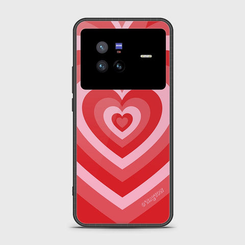 Vivo X80 Cover - O'Nation Heartbeat Series - HQ Ultra Shine Premium Infinity Glass Soft Silicon Borders Case