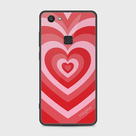 Vivo V7 Plus Cover - O'Nation Heartbeat Series - HQ Ultra Shine Premium Infinity Glass Soft Silicon Borders Case