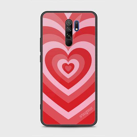 Xiaomi Redmi 9 Cover - O'Nation Heartbeat Series - HQ Ultra Shine Premium Infinity Glass Soft Silicon Borders Case