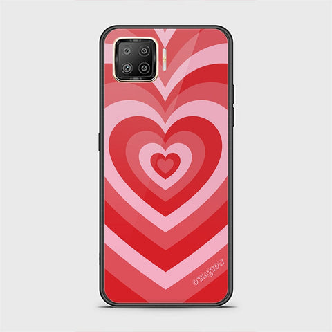 Oppo F17 Pro Cover - O'Nation Heartbeat Series - HQ Ultra Shine Premium Infinity Glass Soft Silicon Borders Case