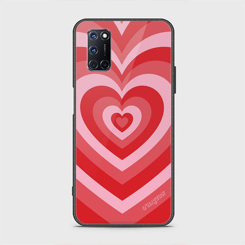 Oppo A92 Cover - O'Nation Heartbeat Series - HQ Ultra Shine Premium Infinity Glass Soft Silicon Borders Case