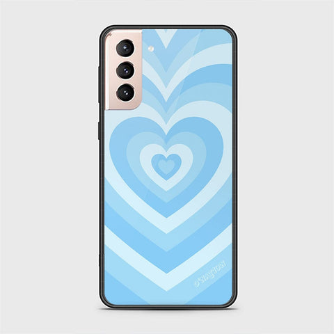 Samsung Galaxy S21 Plus 5G Cover - O'Nation Heartbeat Series - HQ Ultra Shine Premium Infinity Glass Soft Silicon Borders Case