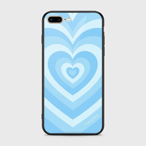 iPhone 8 Plus / 7 Plus Cover - O'Nation Heartbeat Series - HQ Ultra Shine Premium Infinity Glass Soft Silicon Borders Case