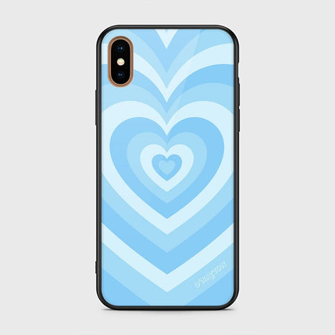 iPhone XS Max Cover - O'Nation Heartbeat Series - HQ Ultra Shine Premium Infinity Glass Soft Silicon Borders Case