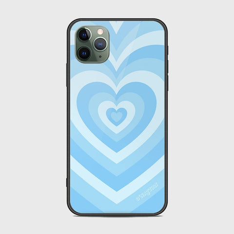 iPhone 11 Pro Max Cover - O'Nation Heartbeat Series - HQ Ultra Shine Premium Infinity Glass Soft Silicon Borders Case