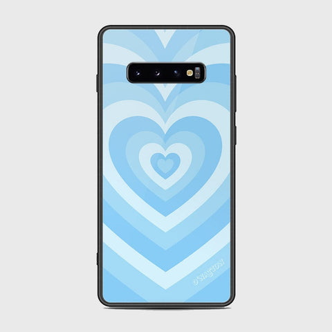 Samsung Galaxy S10 Plus Cover - O'Nation Heartbeat Series - HQ Ultra Shine Premium Infinity Glass Soft Silicon Borders Case