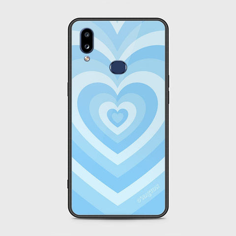 Samsung Galaxy A10s Cover - O'Nation Heartbeat Series - HQ Ultra Shine Premium Infinity Glass Soft Silicon Borders Case