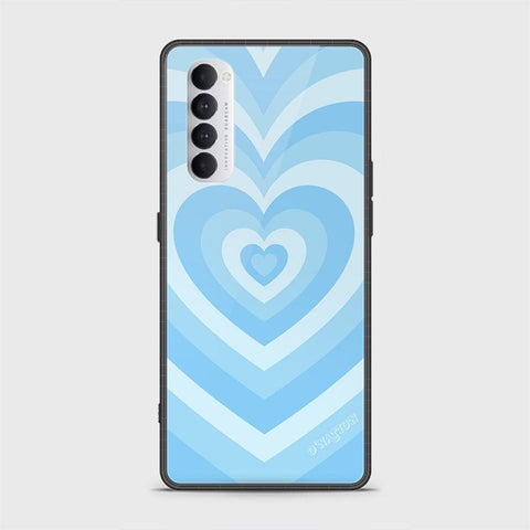 Oppo Reno 4 Pro Cover - O'Nation Heartbeat Series - HQ Ultra Shine Premium Infinity Glass Soft Silicon Borders Case