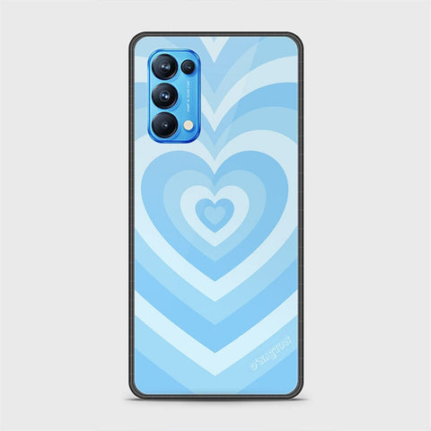 Oppo Reno 5 Pro 5G Cover - O'Nation Heartbeat Series - HQ Ultra Shine Premium Infinity Glass Soft Silicon Borders Case