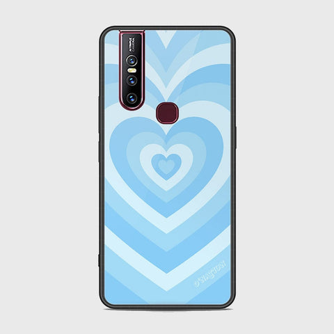 Vivo V15 Cover - O'Nation Heartbeat Series - HQ Ultra Shine Premium Infinity Glass Soft Silicon Borders Case