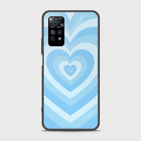 Xiaomi Redmi Note 11S Cover - O'Nation Heartbeat Series - HQ Ultra Shine Premium Infinity Glass Soft Silicon Borders Case