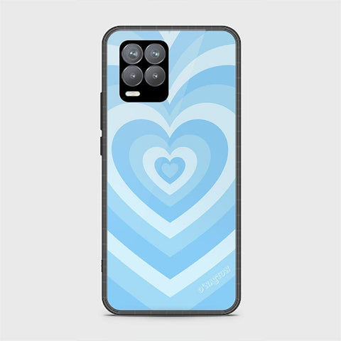 Realme 8 Cover - O'Nation Heartbeat Series - HQ Ultra Shine Premium Infinity Glass Soft Silicon Borders Case