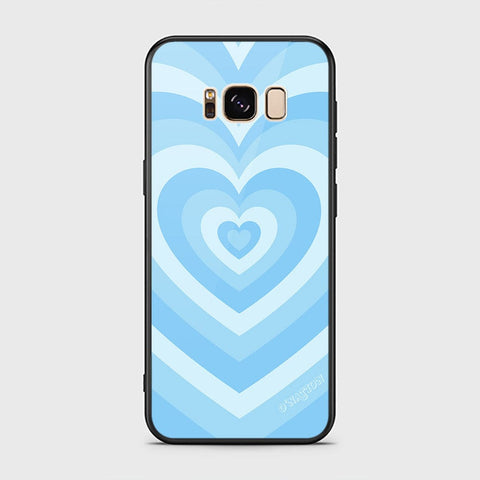 Samsung Galaxy S8 Cover - O'Nation Heartbeat Series - HQ Ultra Shine Premium Infinity Glass Soft Silicon Borders Case