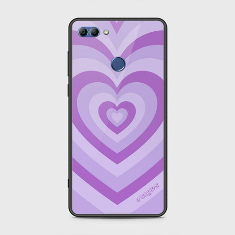 Huawei Y9 2018 Cover - O'Nation Heartbeat Series - HQ Ultra Shine Premium Infinity Glass Soft Silicon Borders Case