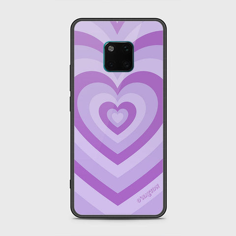 Huawei Mate 20 Pro Cover - O'Nation Heartbeat Series - HQ Ultra Shine Premium Infinity Glass Soft Silicon Borders Case