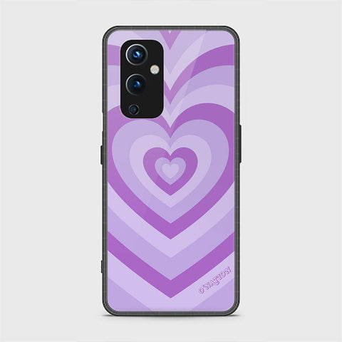 OnePlus 9 Cover - O'Nation Heartbeat Series - HQ Ultra Shine Premium Infinity Glass Soft Silicon Borders Case