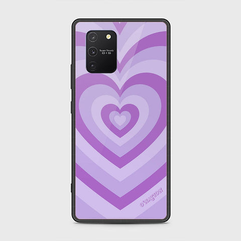 Samsung Galaxy S10 Lite Cover - O'Nation Heartbeat Series - HQ Ultra Shine Premium Infinity Glass Soft Silicon Borders Case