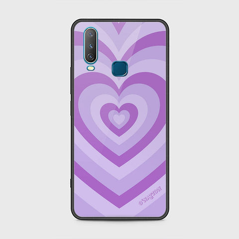 Vivo Y12 Cover - O'Nation Heartbeat Series - HQ Ultra Shine Premium Infinity Glass Soft Silicon Borders Case