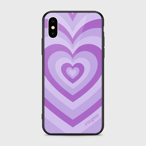 iPhone XS / X Cover - O'Nation Heartbeat Series - HQ Ultra Shine Premium Infinity Glass Soft Silicon Borders Case