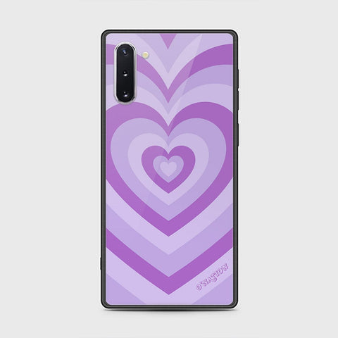 Samsung Galaxy Note 10 Cover - O'Nation Heartbeat Series - HQ Ultra Shine Premium Infinity Glass Soft Silicon Borders Case