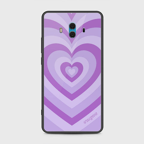 Huawei Mate 10 Cover - O'Nation Heartbeat Series - HQ Ultra Shine Premium Infinity Glass Soft Silicon Borders Case